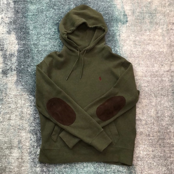 Polo Ralph Lauren Other - Polo Ralph Lauren Hoodie with Elbow Patches